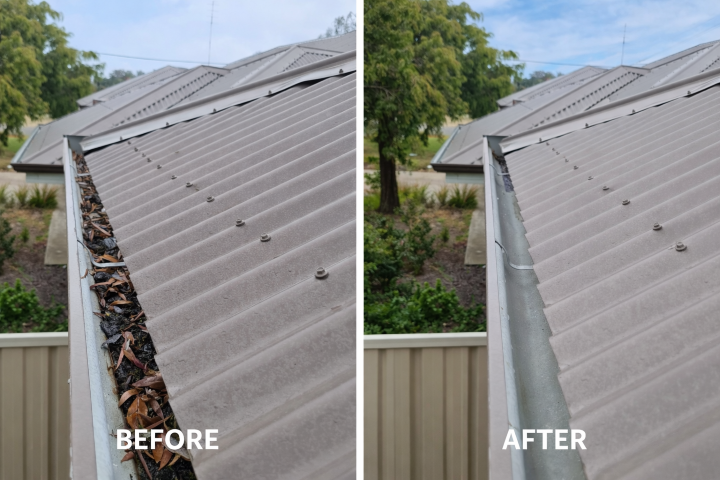 Residential house on fire from bushfire embers in WA